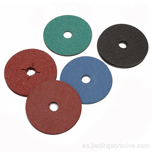 papel de disco de fibra de pulido abrasivo agujeros circulares de 100 mm